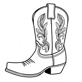 Westerse Cowboy Stiefel Inkleurblad 98574 37383