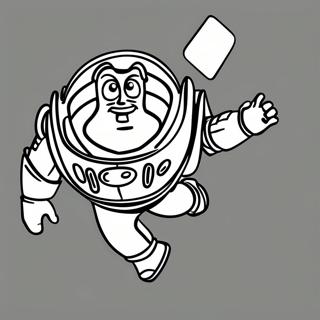 Buzz Lightyear Wat In Die Ruimte Vlieg Inkleurblad 9863-1695