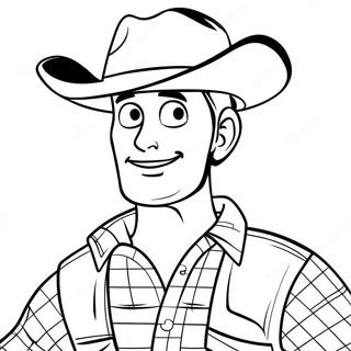 Woody Met Sy Cowboyhoed Inkleurblad 9864-60