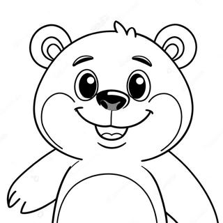 Lotso Die Beer Wat Glimlag Inkleurblad 9866 2267