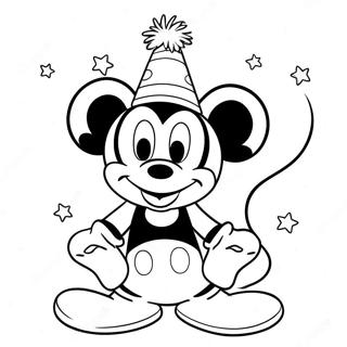 Mickey Mouse Verjaardag Inkleurblad 98777-37534