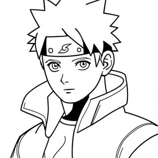 Boruto In Aksie Inkleurblad 98829-37578