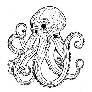 Kraken Inkleurbladsye