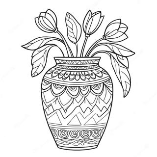 Vase Inkleurbladsye